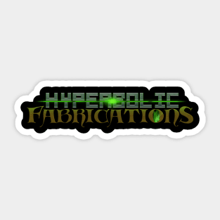 Hyperbolic Fabrications science & sorcery logo Sticker